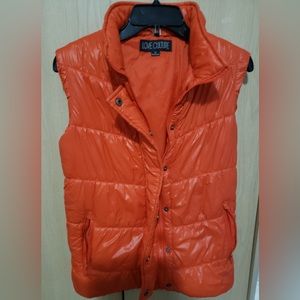 Women’s Sleeveless Puffer Vest (Love Culture) Size: M
